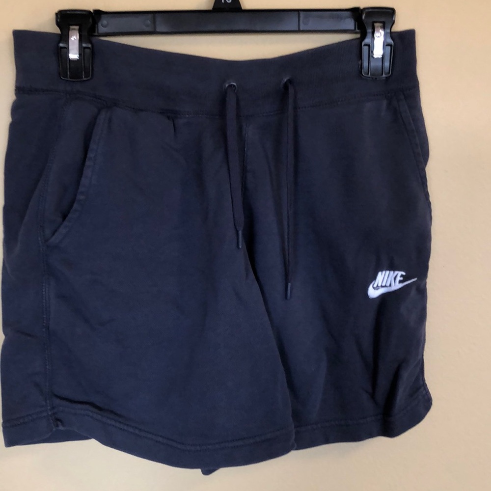 Nike Navy Blue Knit Shorts Size Small